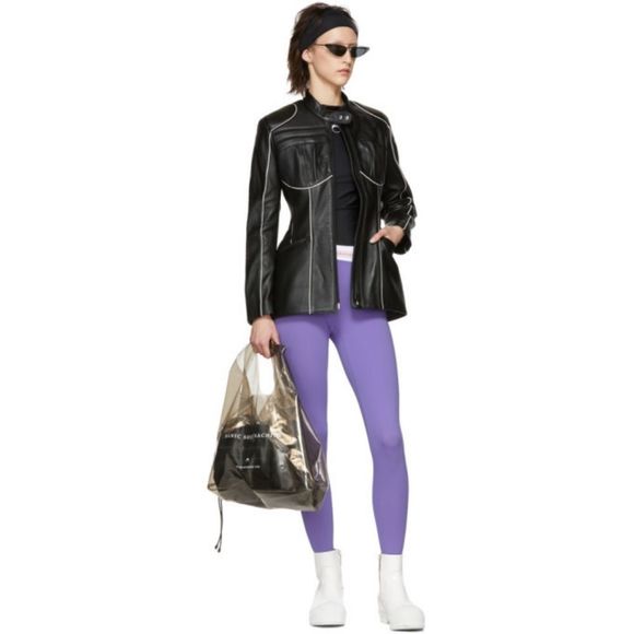 Marine Serre runway biker jacket M BNWOT - Picture 5 of 13